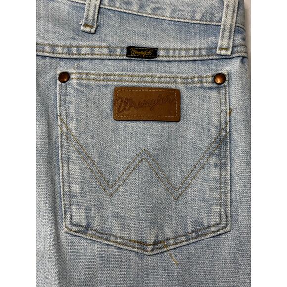 Wrangler 13MWZGH Men's Regular Fit Straight Leg Light Blue Jeans - Size 40x33 - Picture 5 of 6